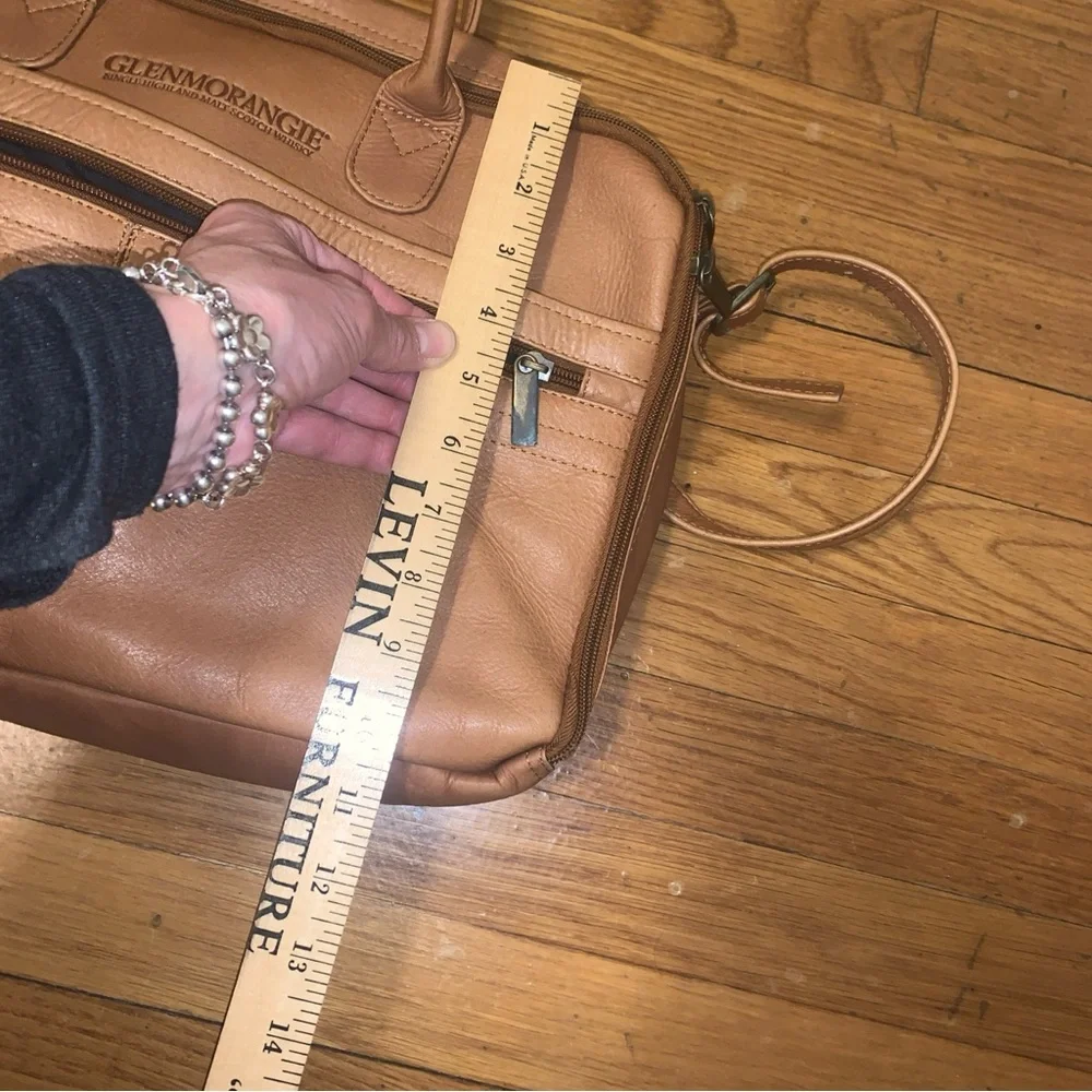Glenmorangie Tan Leather Bag Vintage